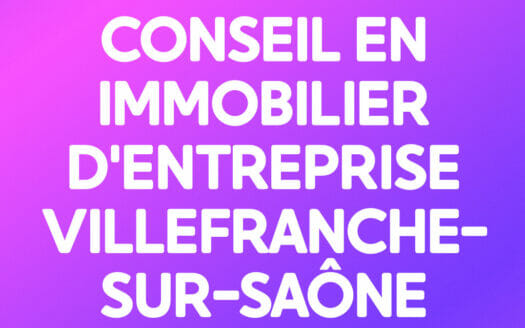 CONSEIL EN IMMOBILIER D'ENTREPRISE VILLEFRANCHE-SUR-SAÔNE