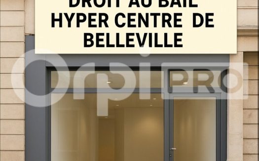 Cession droit au bail commerce – Belleville en Beaujolais 52 m2