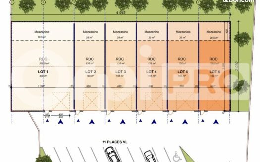 LOCAL D ACTIVITE – MORANCE – 175 m2