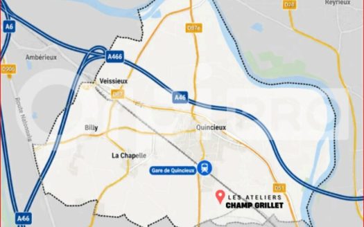 Local d&rsquo;activité à Quincieux